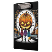 Halloween-Mädchen Klemmbrett (Links)