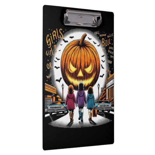 Halloween-Mädchen Klemmbrett (Rechts)