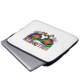 Halloween-Mädchen Laptopschutzhülle (Vorne Knopf)