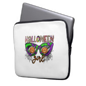 Halloween-Mädchen Laptopschutzhülle (Vorderseite Links)