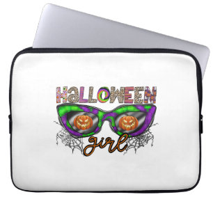 Halloween-Mädchen Laptopschutzhülle