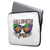 Halloween-Mädchen Laptopschutzhülle (Vorderseite Links)