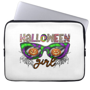 Halloween-Mädchen Laptopschutzhülle