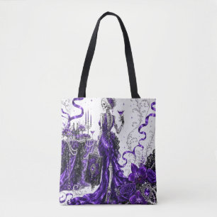 Halloween Mädchen Nacht Elegante Skelette Tasche