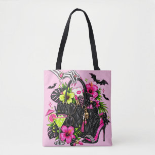 Halloween Mädchen Nacht Gruselige Skelett-Party Tasche