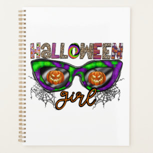 Halloween-Mädchen Planer
