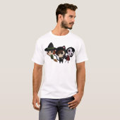Halloween-Mädchen T-Shirt (Vorne ganz)