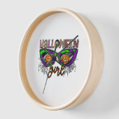 Halloween-Mädchen Uhr (Winkel)