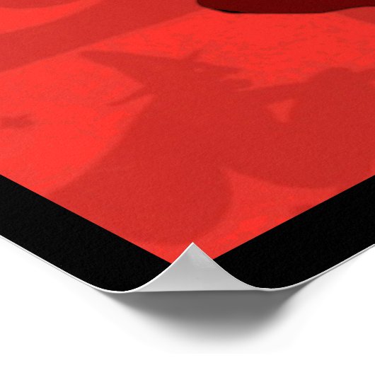 Halloween-Mädchen (Vintag) Poster (Ecke)