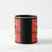 Halloween-Mädchen (Vintag) Tasse (Zentrum)