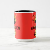 Halloween-Mädchen (Vintag) Tasse (Zentrum)