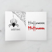 Halloween Magic Land Feiertagskarte (Innenseite)