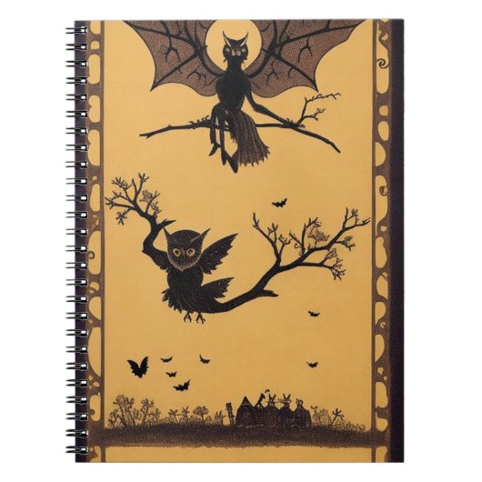 Halloween Magic Samhain Inspiriert Notebook Notizblock (Vorderseite)