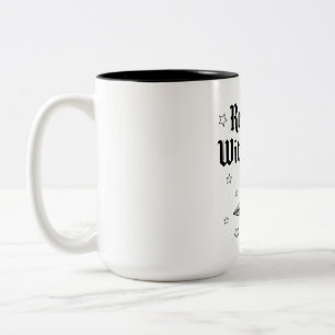Halloween Magic Tasse - Hexengesicht und Sterne au