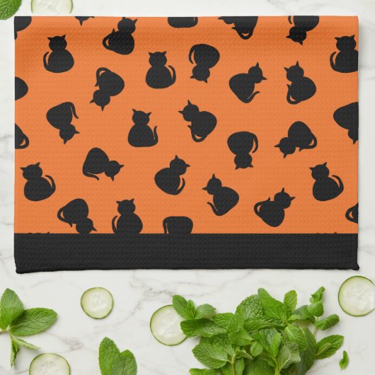 Halloween-Magie Geschirrtuch (Gefaltet)