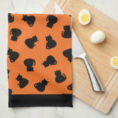 Halloween-Magie Geschirrtuch (Viertel Falte)