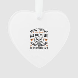 Halloween-Magie-Kürbis-Vintage-Vector-Shirt-Design Ornament