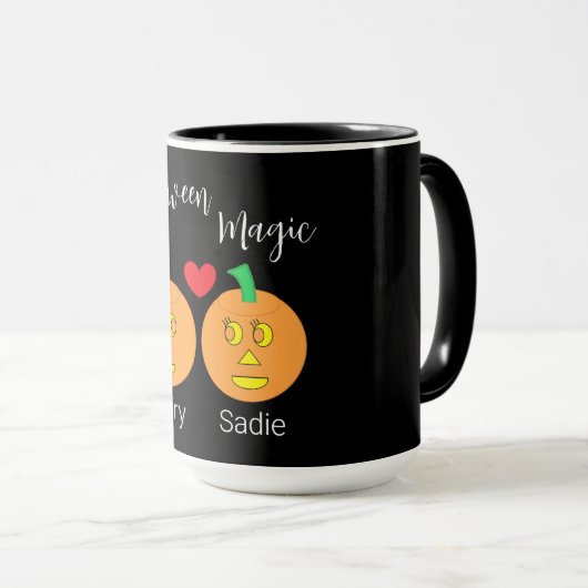 Halloween-Magie: Tasse (VorderseiteRechts)