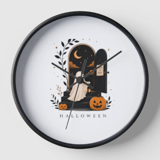 Halloween-Magietür – Gruselige Nacht Uhr