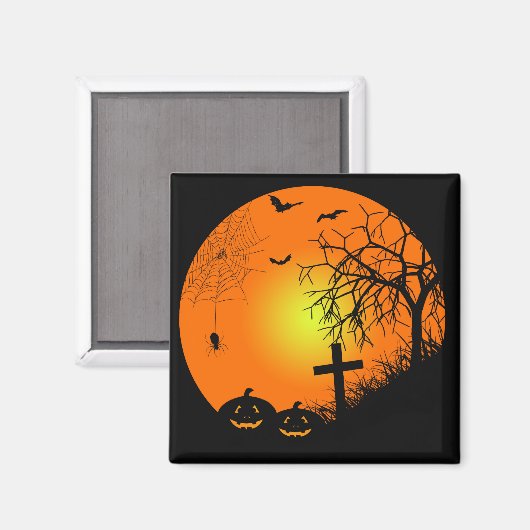 Halloween Magnet (Vorderseite/Rückseite)