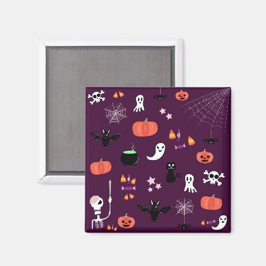Halloween Magnet (Vorderseite/Rückseite)