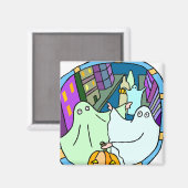 Halloween Magnet (Vorderseite/Rückseite)