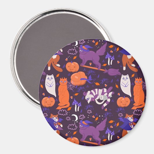 Halloween Magnet (Vorderseite/Rückseite)