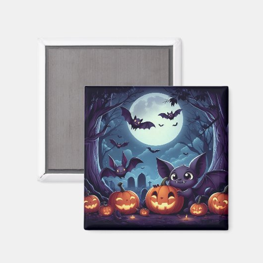 Halloween Magnet (Vorderseite/Rückseite)