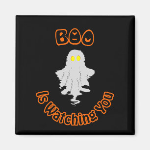 Halloween Magnet Boo beobachtet dich