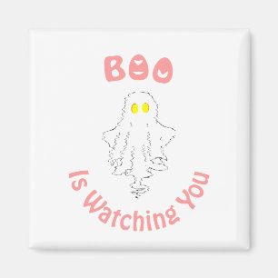 Halloween Magnet Boo beobachtet dich