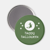 Halloween Magnet, grün Magnet (Vorderseite/Rückseite)