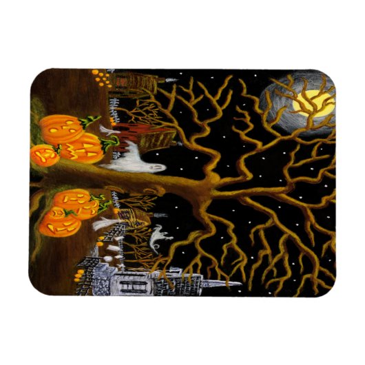 Halloween-Magnet "Hast du etwas gehört?" Magnet (Horizontal)