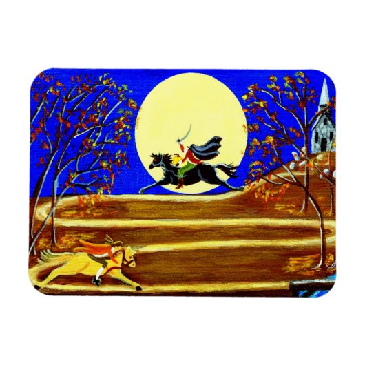 Halloween-Magnet "Ichabod's Race" Magnet (Horizontal)