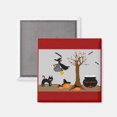 Halloween-Magnet Magnet (Vorderseite/Rückseite)