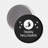 Halloween Magnet, Schwarz Magnet (Vorderseite/Rückseite)