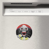 Halloween Magnet Skelett Eating Buttered Popcorn (In Situ (Geschirrspüler))