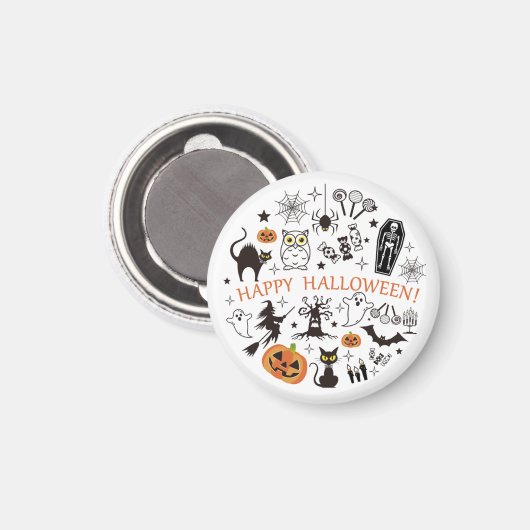 halloween magnete magnet (Vorderseite/Rückseite)