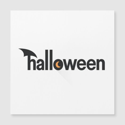 Halloween Magnetkarte (Vorderseite)