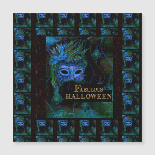 Halloween magnetkarte (Vorderseite)