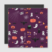 Halloween Magnetkarte (Vorne/Hinten)