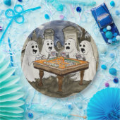 Halloween Mahjong Ghosts Pappteller (Party)