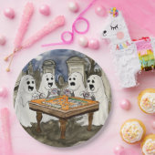Halloween Mahjong Ghosts Pappteller (Party)