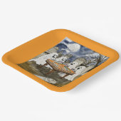 Halloween Mahjong Ghosts Pappteller (Gewinkelt)