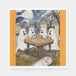 Halloween Mahjong Ghosts Serviette