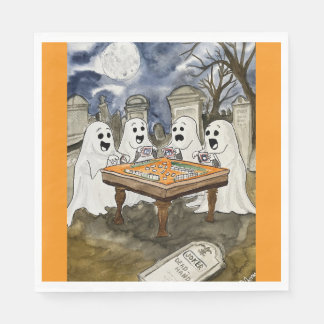 Halloween Mahjong Ghosts Serviette