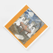 Halloween Mahjong Serviette (Ecke)