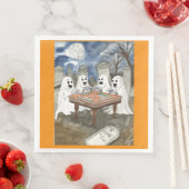 Halloween Mahjong Serviette (Beispiel)