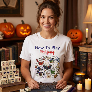 Halloween Mahjong  Tri-Blend Shirt