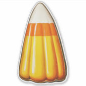 Halloween-Mais Aufkleber (Vorderseite)