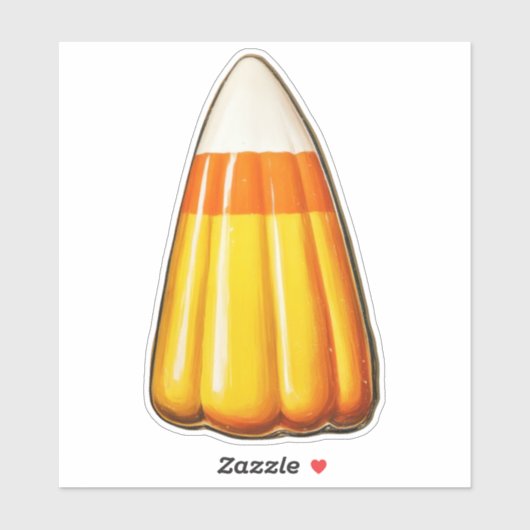 Halloween-Mais Aufkleber (Blatt)